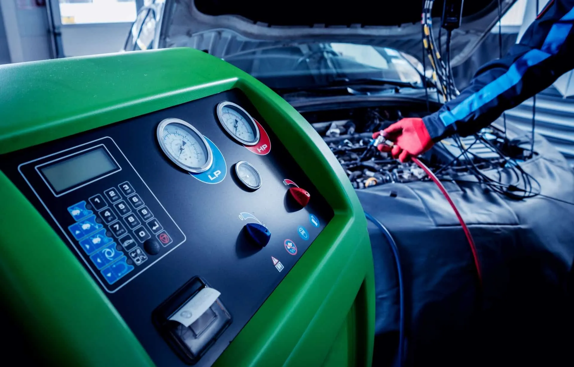 European car AC repair diagnostics in Dallas at Paradise-Performance