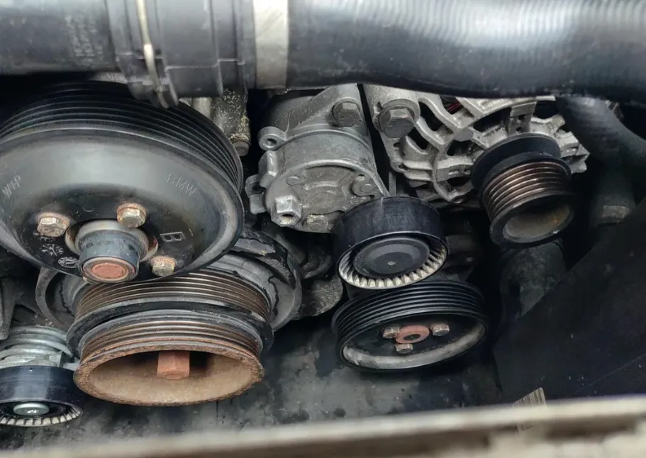 BMW belt system diagnosis